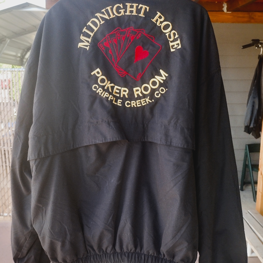 Midnight Rose Poker Room Reversible Jacket